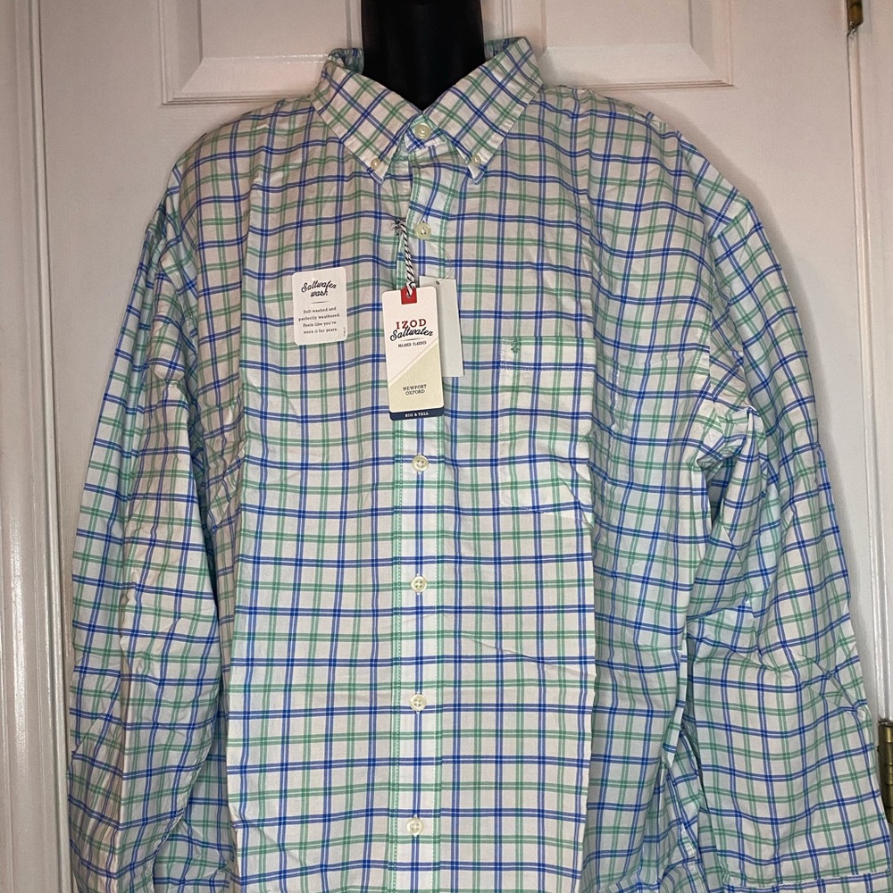New Izod 3X Long Sleeve dress shirt